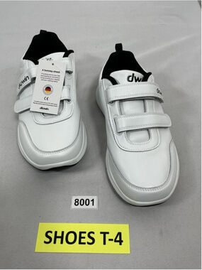 Adult New Diawin Extra Wide Sneakers W 9.5 M 8 White Black